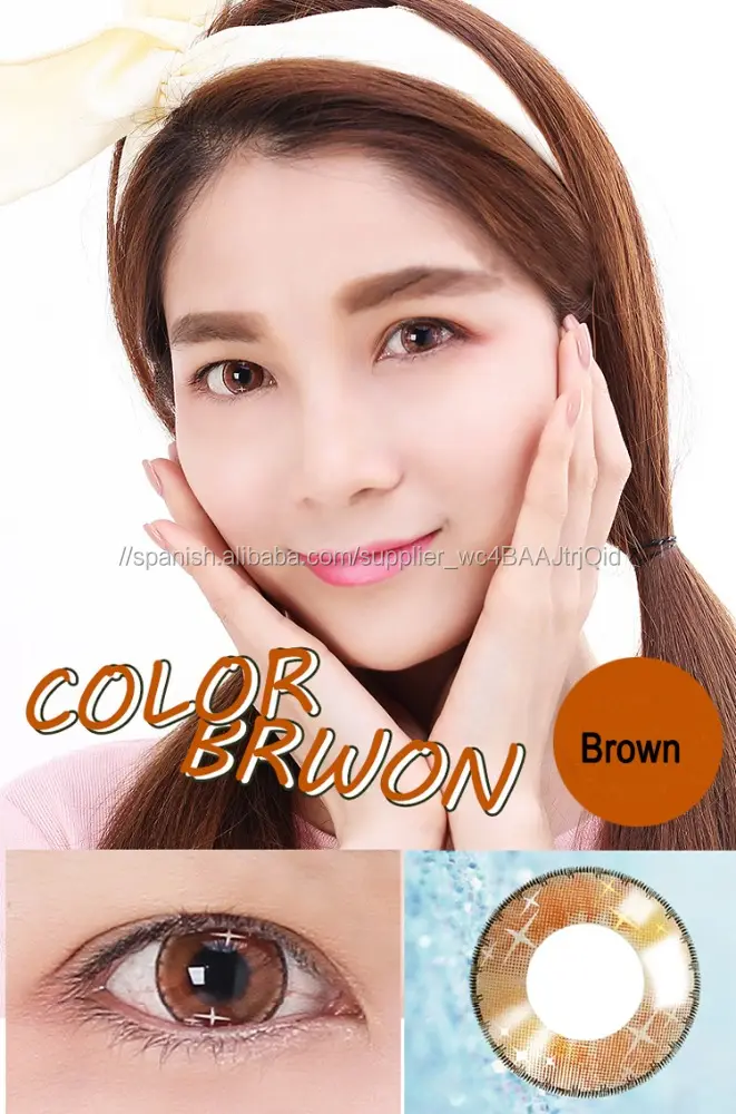 [Meetone Ministar] Colores Brillantes para cubrir los ojos Oscuros de Corea barato precio anual lentes de contacto cosméticas