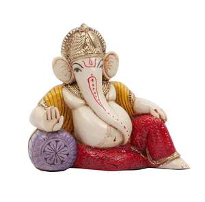 Polyresin Chúa Ganesh | <span class=keywords><strong>Ganpati</strong></span> Thần Tượng Cho Xe/Văn Phòng Trang Trí Nội Thất - Product Image 1