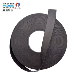 Customized High <strong>Magnetic</strong>, Adhesive <strong>Magnetic</strong> Strips, Single - Sided Soft <strong>Flexible</strong> <strong>Magnetic</strong> Tape