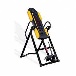 लक्जरी शारीरिक chiropractic उलटा टेबल कंपन पीठ की मालिश और गर्मी के साथ तह वापस चिकित्सा मेज जिम गुरुत्वाकर्षण कुर्सी - Product Image 2