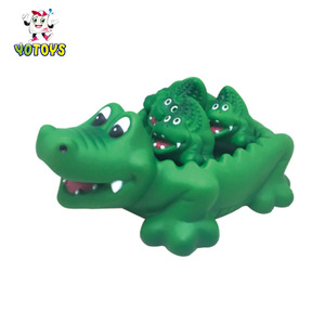Eco-friendly bebê banho plástico vinil squirter mar animal banho brinquedo borracha macia elefante golfinho pato família brinquedos - Product Image 4