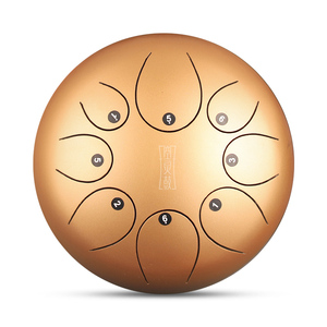 Tambour à langue en acier <span class=keywords><strong>de</strong></span> 12 pouces Tambour chakra Handpan Lotus Belle mélodie Tambour <span class=keywords><strong>de</strong></span> guérison Méditation - Product Image 5