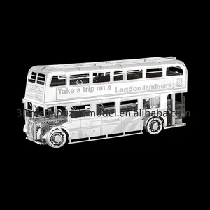 3D Pädagogisches Metall Puzzle London Bus modell puzzle