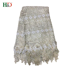 H & <span class=keywords><strong>D</strong></span> estilo caliente al por mayor Guangzhou bordado <span class=keywords><strong>neto</strong></span> tela fabricante telas africanas del cordón - Product Image 2
