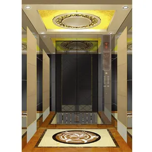 Cabine de elevador de passageiros Nova elevador material de aço inoxidável de vários estilos