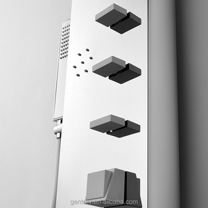 गर्म बेच विशेष डिजाइन शावर पैनल 304 स्टेनलेस स्टील स्नान सेट बाथरूम में शावर पैनल S052 - Product Image 3