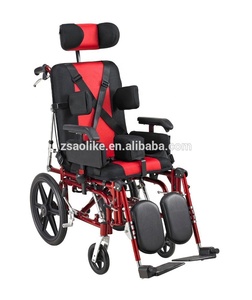 Cómoda silla de ruedas de acero para rehabilitación de niños para uso en clínica de parálisis cerebral - Product Image 3