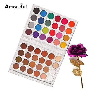 Highly Pigmented Makeup Silky Natural Shimmer Powder 48 color eyeshadow palette