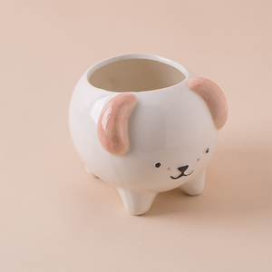 Macetas Decorativas <span class=keywords><strong>de</strong></span> Cerámica con Diseño Personalizado, Pequeñas, Bonitas y Económicas, con Forma <span class=keywords><strong>de</strong></span> <span class=keywords><strong>Perro</strong></span>, para Plantar en el Jardín - Product Image 5