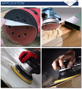 Durable 5inch 8holes Garnet Sandpaper <strong>Disc</strong> <strong>Hook</strong> and <strong>Loop</strong> <strong>Sanding</strong> <strong>Discs</strong> <strong>Sanding</strong> Paper Sand Disk for Orbital Sander - Product Image 6