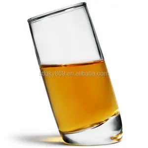 Tequila Shooter inclinazione bere colpo di vetro 60ml inclinato bicchiere di vino 2 oz colpo di occhiali