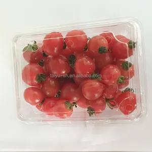 Clear Vacuum Forming Blister Packaging Clamshell Box For Fruit Vegetables