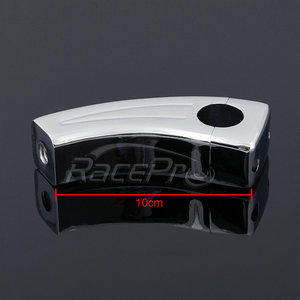 RACEPRO 크롬 3.5 인치 1 "25MM 범용 오토바이 빌렛 핸들 바 라이저 할리 데이비슨 순양함