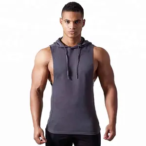 2024 Großhandel Neueste Mode Unterstützung benutzerdefiniertes Logo und Farbe Tank-Top für Fitnessstudio Männer Aktivbekleidung