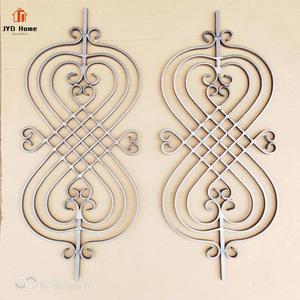 Jyd trong nhà trang trí wrought sắt balusters thép cuộn lớn tấm có sẵn để Bán-Cầu thang bộ phận trang trí nội thất - Product Image 2