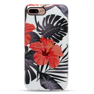 Import mobile phone accessories, hot selling shenzhen flower phone case for iphone 7 plus