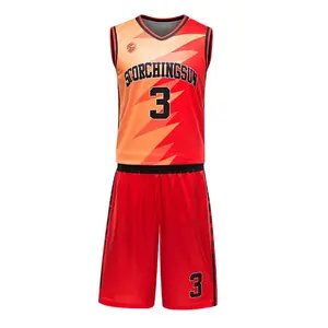 卸売ユニークなカスタム最新ブランクバスケットボールジャージーデザインメンズアンチリンクルノースリーブバスケットボールスポーツウェア