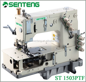 ST 1503 PTF 3 aiguille double point de chaînette plat lit <span class=keywords><strong>multi</strong></span> aiguille tour couture machine à coudre industrielle - Product Image 1