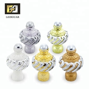 ขายร้อนผ้าม่านปลายหมวกที่ทันสมัยตกแต่งผ้าม่าน Finials