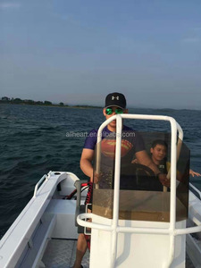 CE 알루미늄 고속 낚시 보트 4.5m 15ft 딩기 사이드 콘솔 - Product Image 2