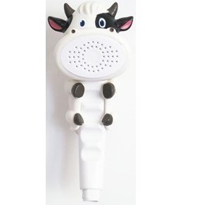Buse de pommeau de douche à main animaux mignons, tête de filtre de douche à succion aspersée murale - Product Image 4