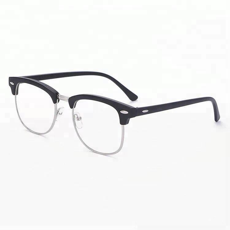 2018 Semi-Rimless Frame Unisex Reading Glasses Strength Optical Glasses