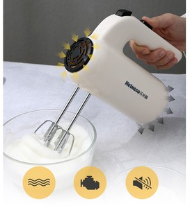 Batidora de alimentos, batidora de huevo, batidora de masa, batidora de cocina de 5 velocidades, batidora de pastel con motor de CC, mini batidora <span class=keywords><strong>manual</strong></span>, batidora de mano, batidora de crema - Product Image 2