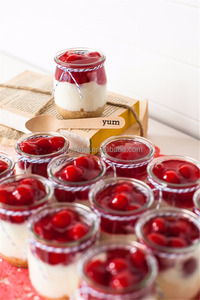 <span class=keywords><strong>120ml</strong></span> thủy tinh <span class=keywords><strong>Mason</strong></span> lọ với decal bánh cup và pho mát bánh container với dễ dàng kết thúc mở cho việc lưu trữ và phục vụ - Product Image 2