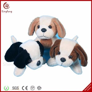 Niño de dibujos animados <span class=keywords><strong>Chihuahua</strong></span> cachorro juguete marrón orejas grandes perrito muñeca peluche sentado perro juguete - Product Image 6