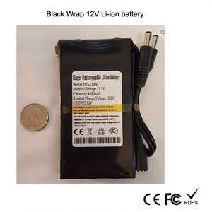 Originele Li-Ion Polymeer Batterij 12V Oplaadbare In Black Wrap <span class=keywords><strong>3000Mah</strong></span> Fabriek Groothandel - Product Image 2