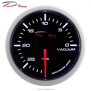 52mm Auto Meter Car Racing Gauge Kit Set Plus Sensor Vacuum Gauge