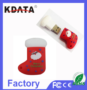 USB 2.0 Logo Personnalisé Lecteur Flash Avec De Noël Santa Claus Forme - Product Image 2