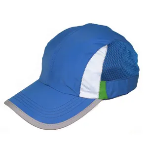 Personalizzato protezione di sport all'aperto poliestere berretto da baseball da uomo da corsa cappelli e berretti