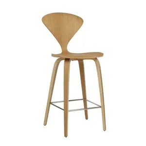 Guangzhou furniture market dine chair wholesale norman cherner wood bar stool