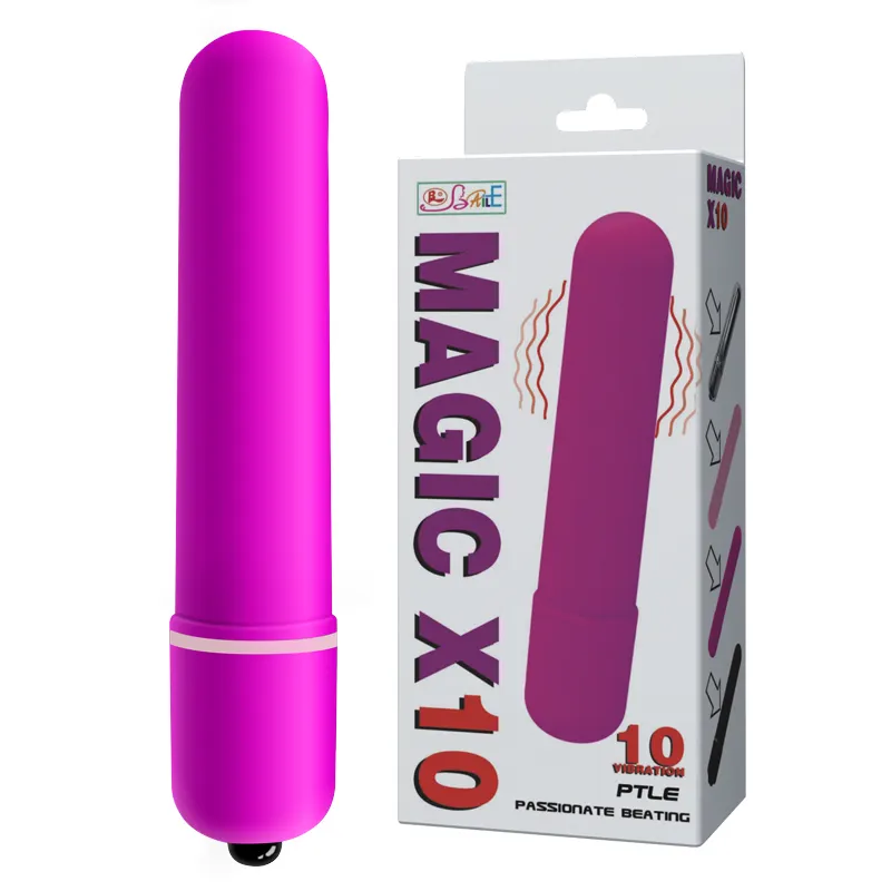 Großhandel Mini Bullet Vibrant Toy für Frauen, 10 Geschwindigkeiten Wasserdichte Akku-Vibrationen