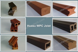 38*38mm Anti-pourriture <span class=keywords><strong>bois</strong></span> plastique composite Solives de <span class=keywords><strong>plancher</strong></span> - Product Image 5