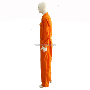 Chine fabricants orange 100% coton sergé combinaison frc - Product Image 2