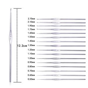 <span class=keywords><strong>SKC</strong></span> 16 pièces Aiguilles à tricoter pour tricot et crochet, 0,5-2,1 mm - Product Image 2