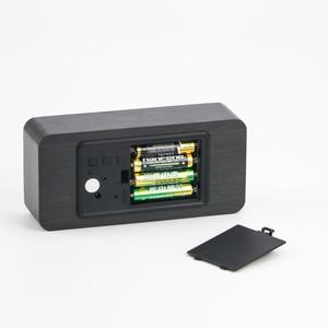 KH-WC004 KING Chiều Cao Giọng Nói Thông Minh Điều Khiển Độ Sáng Bàn Báo Thức Đồng Hồ Bằng Gỗ Lịch Tuần Cho Văn Phòng Tại Nhà - Product Image 6