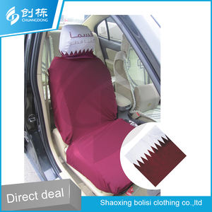 Venta caliente del estilo europeo de lujo reposacabezas del vehículo cubierta de asiento de coche para los aficionados - Product Image 4