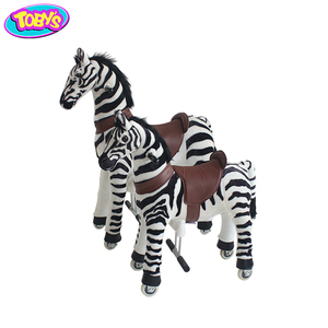 Monter à cheval pour enfants animal à <span class=keywords><strong>bascule</strong></span> sur roues jeu poney - Product Image 1