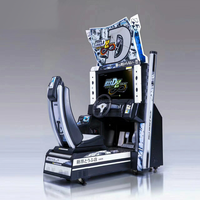 . Produits de vente chaude Initial D simulateur de machine d'arcade machine d'arcade de course machine de voiture à monnayeur pour parc d'attractions