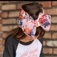 Nieuwe ontwerp fashion hair accessoires baby hoofdband tulband geknoopt sof pasgeboren knoop hoofdband voor baby meisjes