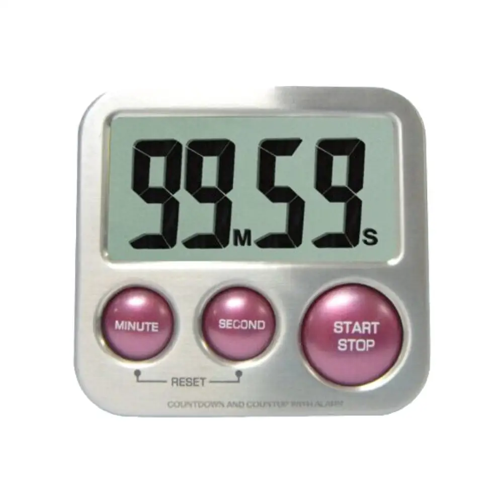 Digital Kitchen Timer Large Magnetic LED Countdown Timer with alarm Function for kitchen and classroom