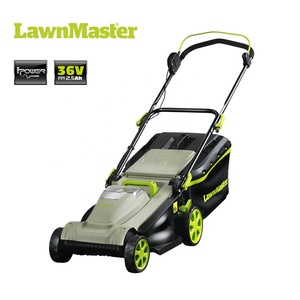 Lawnmaster 2019 Thiết Kế Mới Mạnh Mẽ 36V 37Cm Không Dây 2-Trong-1 Sàn Điện Cỏ Cắt Tốt Nhất Màu Xanh Lá Cây Cỏ Mower-CLMF3637E - Product Image 1