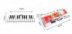Alfombra Musical Gigante para Niños con Teclado Electrónico y Piano para Bailar - Product Image 6
