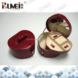 Bleu impression perle décoration <span class=keywords><strong>Intégré</strong></span> petit <span class=keywords><strong>miroir</strong></span> personnalisé petite boîte <span class=keywords><strong>à</strong></span> <span class=keywords><strong>bijoux</strong></span> - Product Image 4