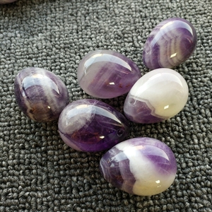 Diy superventas productos chinos calientes bolas de Kegel de amatista natural huevos de amor para vaginal 2025 huevos certificados venta <span class=keywords><strong>yini</strong></span> - Product Image 3
