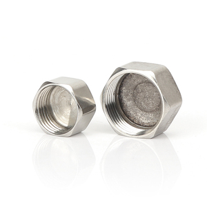 Thép Không Gỉ 201 304 Lắp Ống SUS Nữ Chủ Đề Hex <span class=keywords><strong>End</strong></span> Cup Nước Hệ Thống Ống Cuối Cup Lắp - Product Image 1