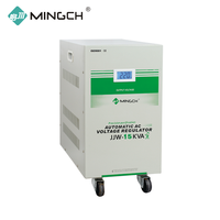 Régulateur de tension monophasé de type statique 15 KVA 20 KVA 110V 220V 230V AVR 15KVA 20KVA Stabilisateur de tension avec affichage numérique